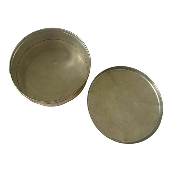 VTG England Asian Bird Motif Phoenix Metal Biscuit Tin Collectible Canister - Picture 10 of 12